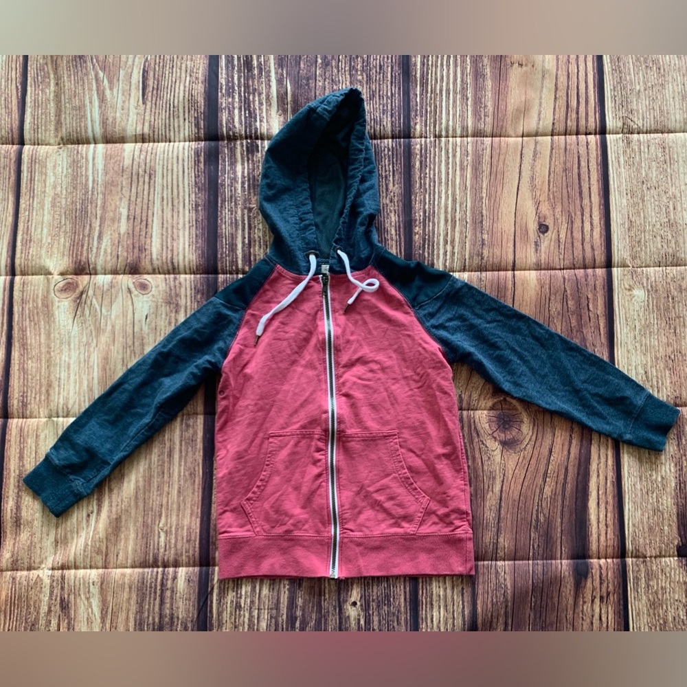Pumpkin Patch Boy's Long Sleeve Full Zip Multicolor Hooded Jacket Size: 9